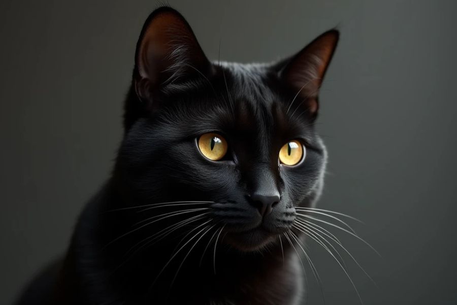 a Black Cat