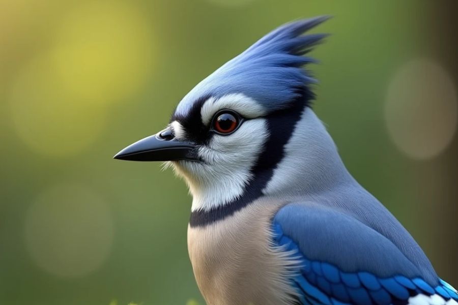 a blue jay bird