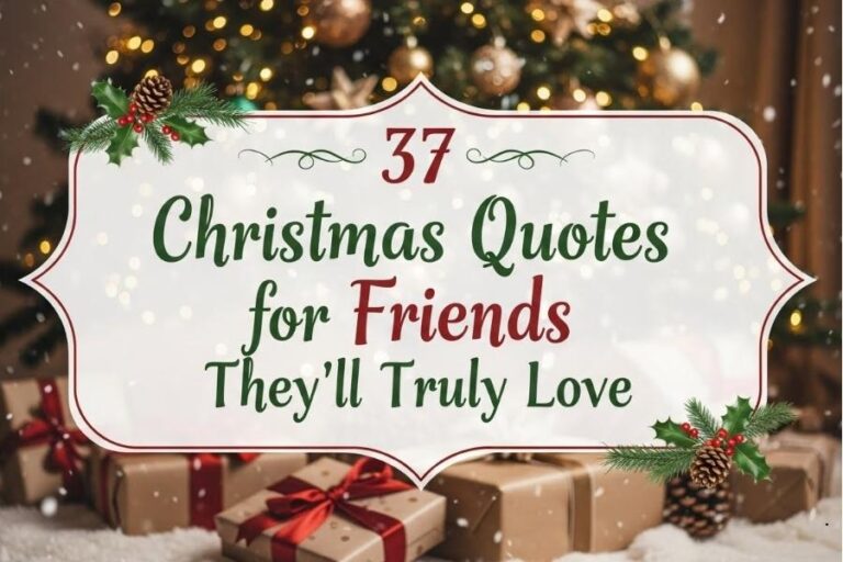 37 Christmas Quotes for Friends They’ll Truly Love