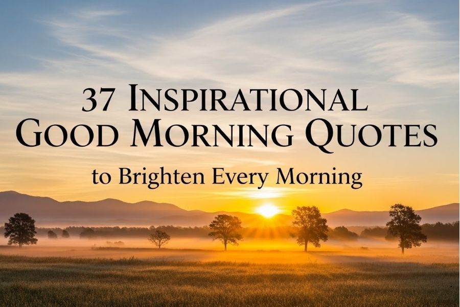 37 Inspirational Good Morning Quotes to Brighten Every Morning