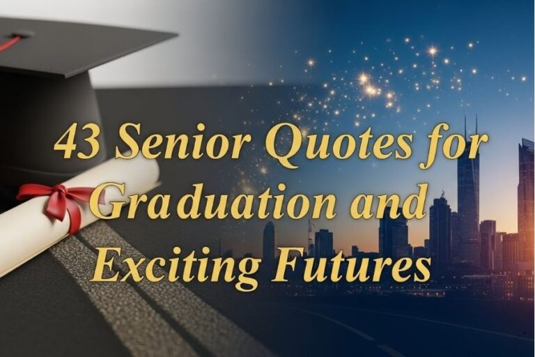 43 Senior Quotes for Graduation and Exciting Futures