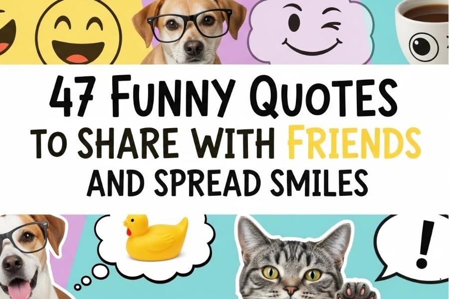 47 Funny Quotes to Share With Friends and Spread Smiles