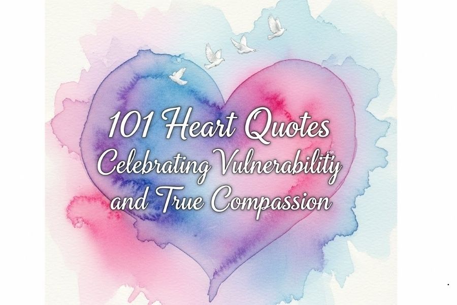 101 Heart Quotes Celebrating Vulnerability and True Compassion