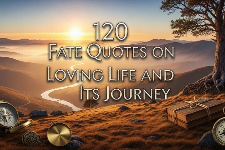 120 Fate Quotes on Loving Life and Its Journey