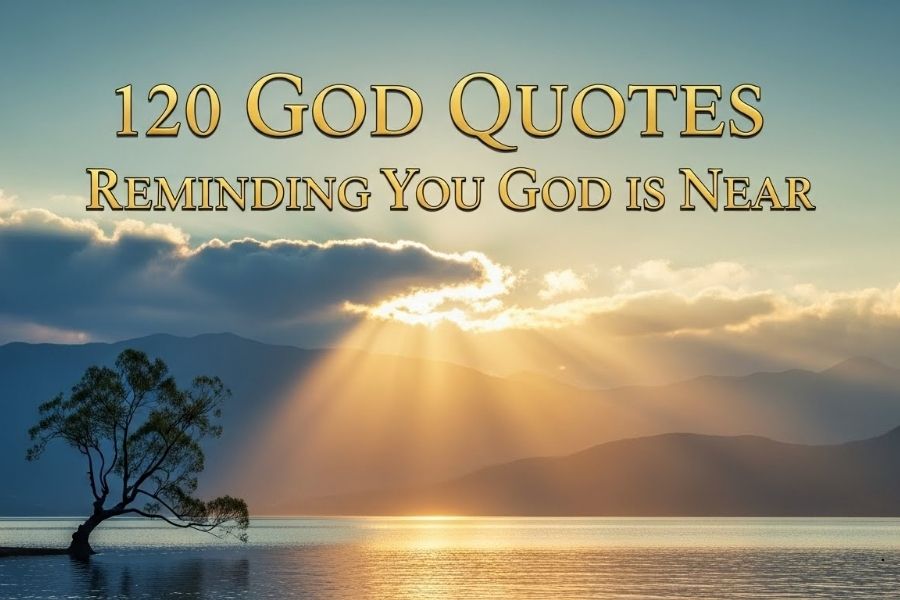 120 God Quotes Reminding You God is Near