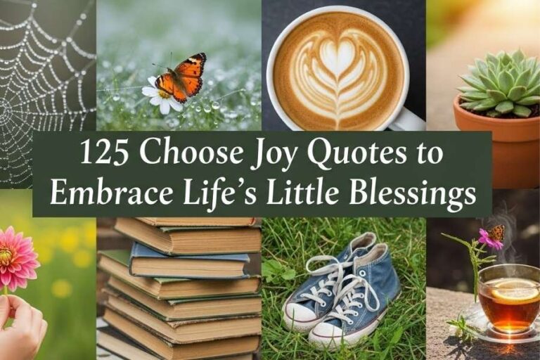125 Choose Joy Quotes to Embrace Life’s Little Blessings