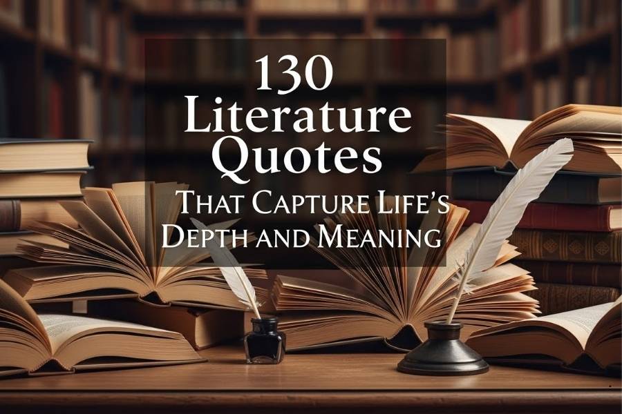 130 Literature Quotes That Capture Life’s Depth and Meaning