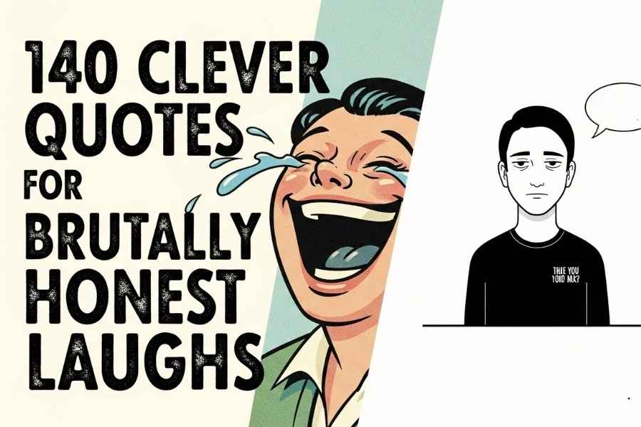 140 Clever Quotes for Brutally Honest Laughs