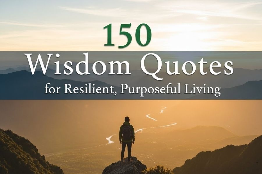 150 Wisdom Quotes for Resilient, Purposeful Living
