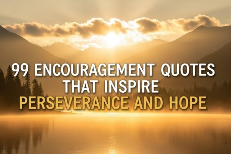 99 Encouragement Quotes That Inspire Perseverance and Hope