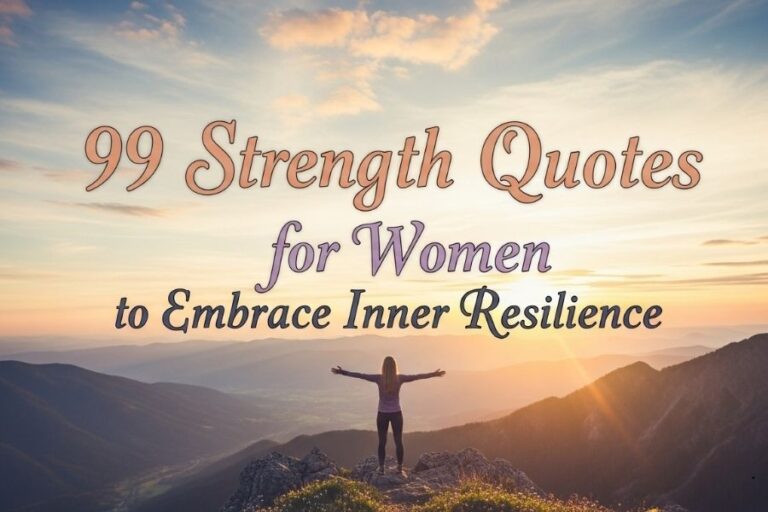 99 Strength Quotes for Women to Embrace Inner Resilience