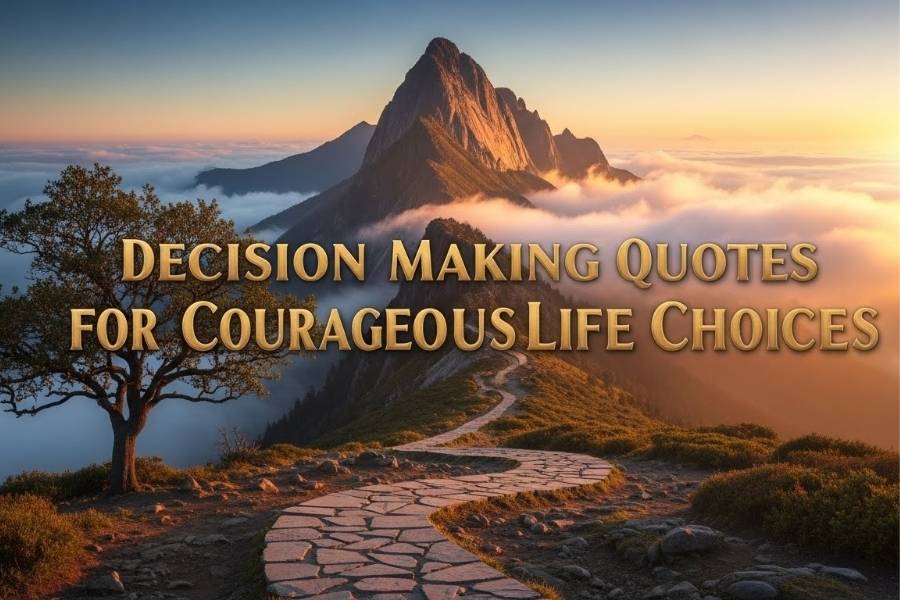 Decision Making Quotes for Courageous Life Choices