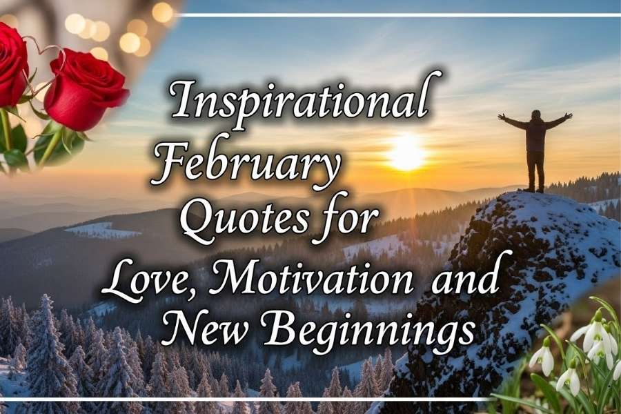 Inspirational February Quotes for Love, Motivation, and New Beginnings