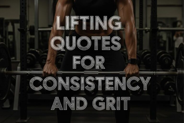 Lifting Quotes for Consistency and Grit