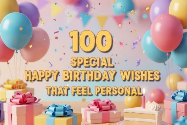 100 Special Happy Birthday Wishes That Feel Personal
