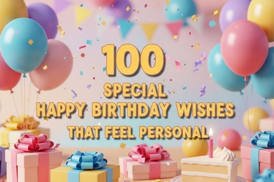 100 Special Happy Birthday Wishes That Feel Personal