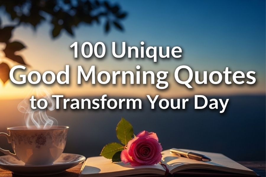 100 Unique Good Morning Quotes to Transform Your Day