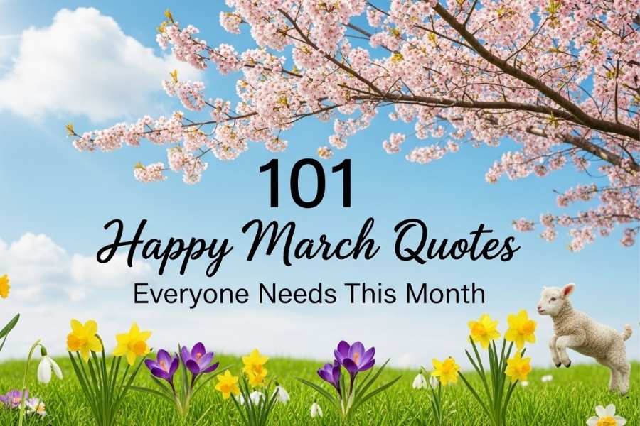 101 Happy March Quotes Everyone Needs This Month