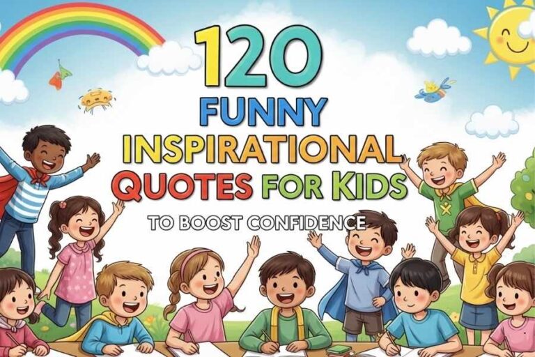 120 Funny Inspirational Quotes for Kids to Boost Confidence