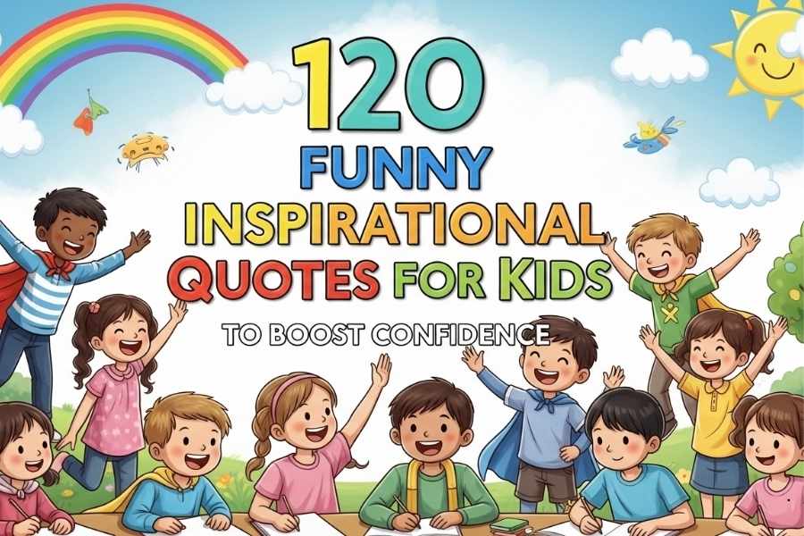 120 Funny Inspirational Quotes for Kids to Boost Confidence