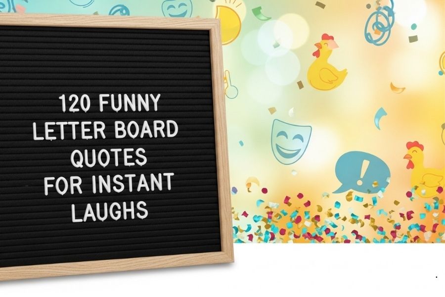 120 Funny Letter Board Quotes for Instant Laughs