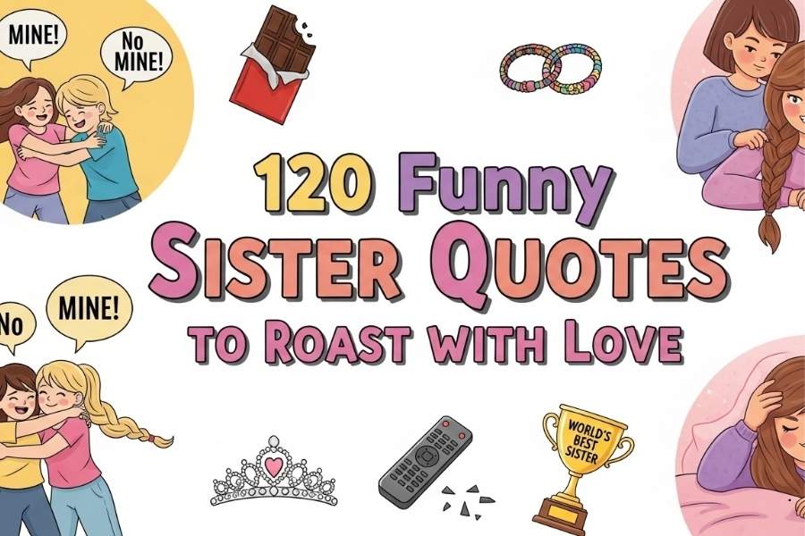 120 Funny Sister Quotes to Roast With Love