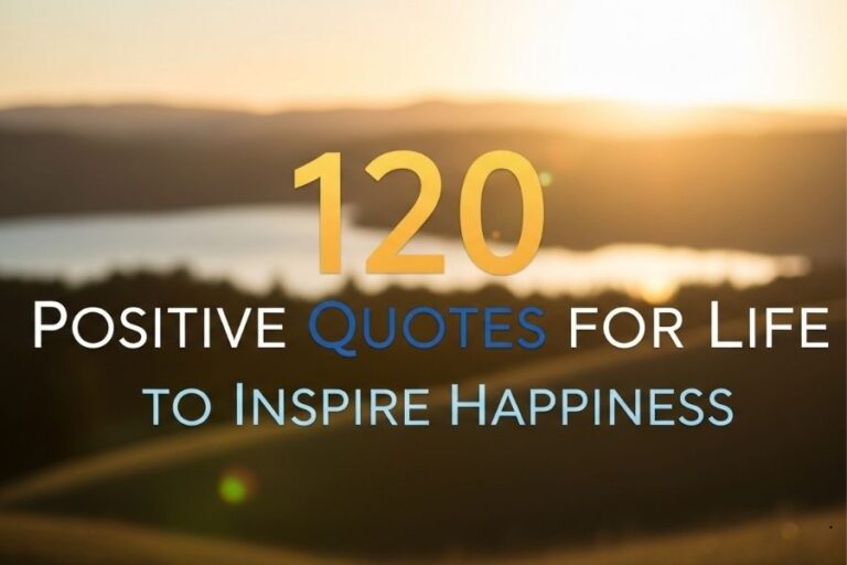 120 Positive Quotes for Life to Inspire Happiness