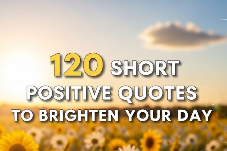 120 Short Positive Quotes to Brighten Your Day