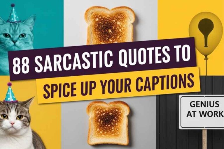 88 Sarcastic Quotes to Spice Up Your Captions