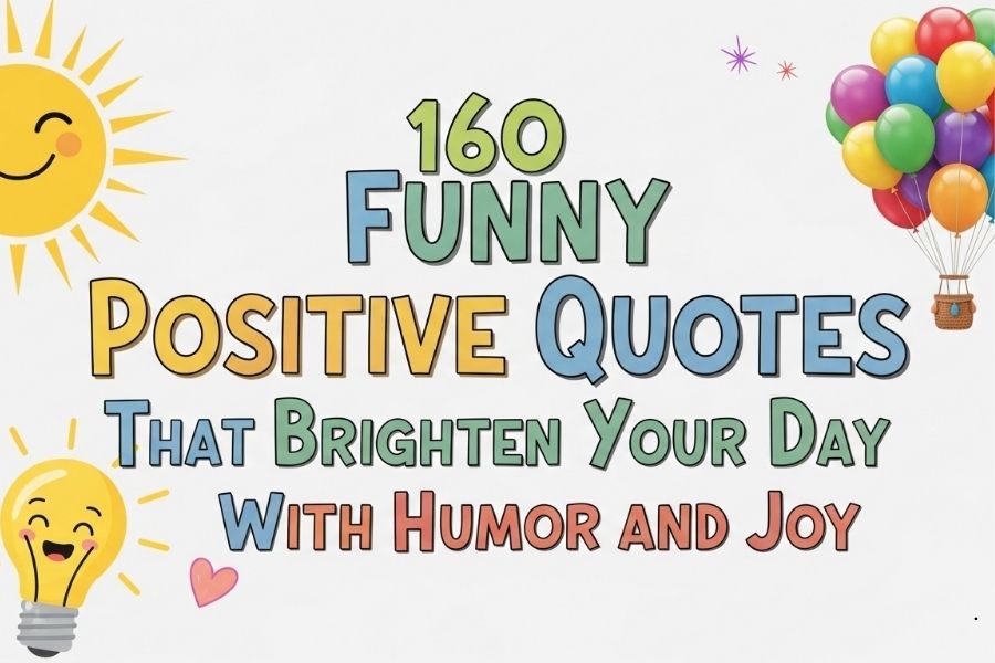 160 Funny Positive Quotes That Brighten Your Day With Humor and Joy
