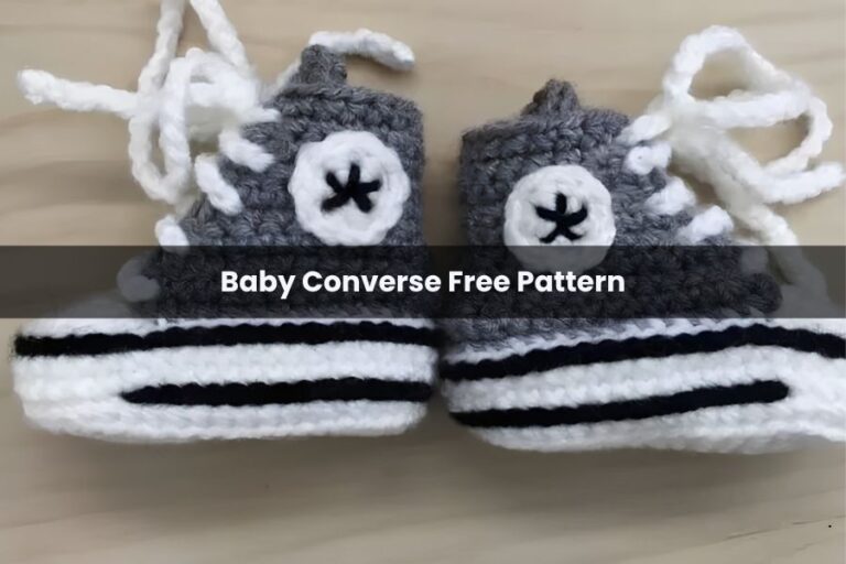 Baby Converse Free Pattern