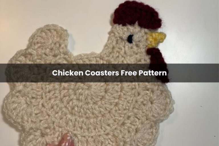 Chicken Coasters Free Pattern