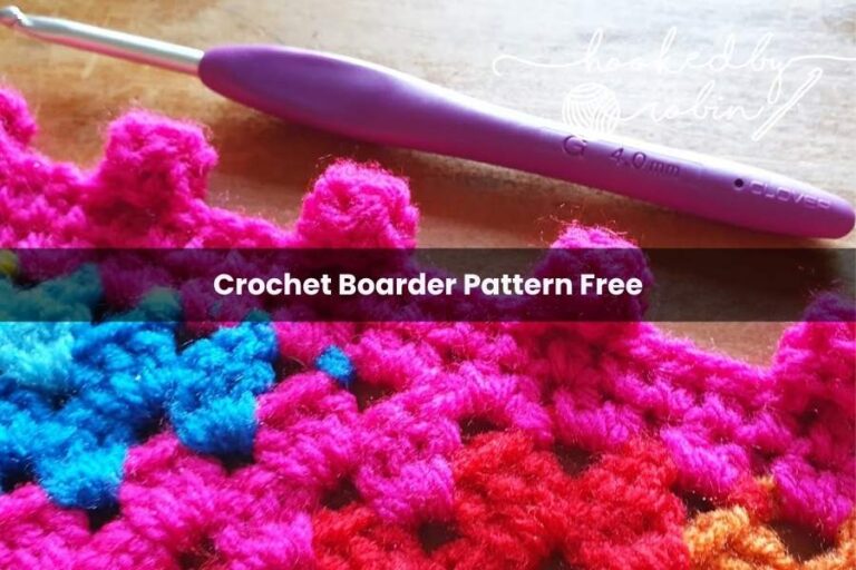 Crochet Boarder Pattern Free