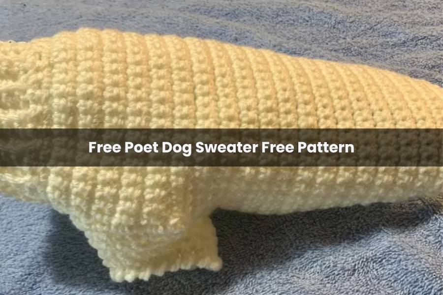 Free Poet Dog Sweater Free Pattern