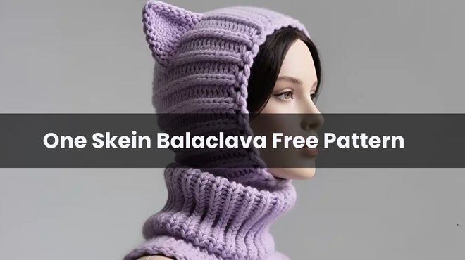 One Skein Balaclava Free Pattern