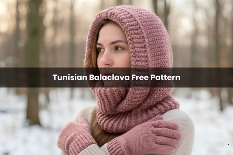 Tunisian Balaclava Free Pattern