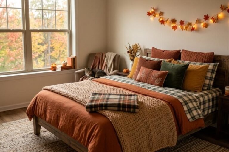 12 Cozy Fall Bedroom Ideas