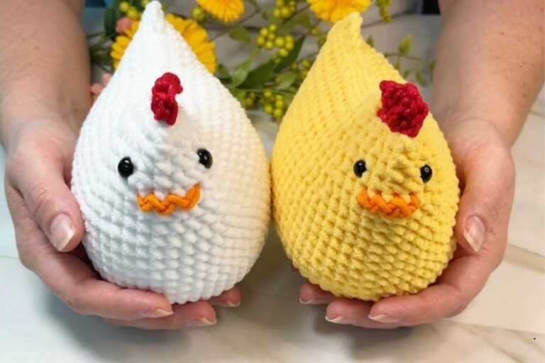 Adorable Crochet Chicken Pattern Free