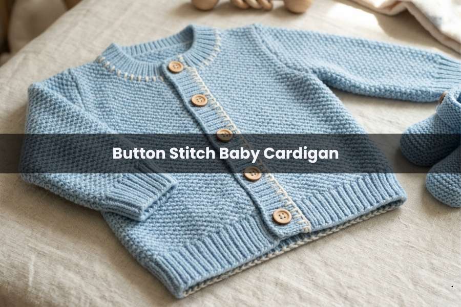 Button Stitch Baby Cardigan
