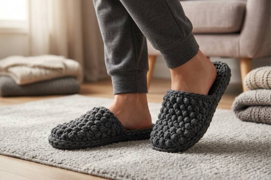 Cozy Crochet Slippers Free Pattern