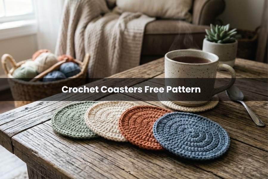 Crochet Coasters Free Pattern