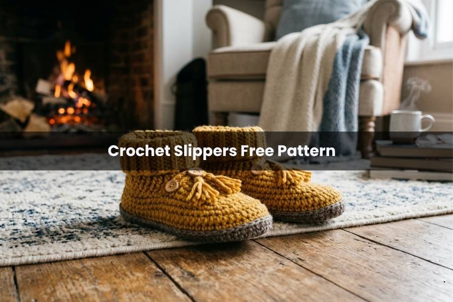 Crochet Slippers Free Pattern
