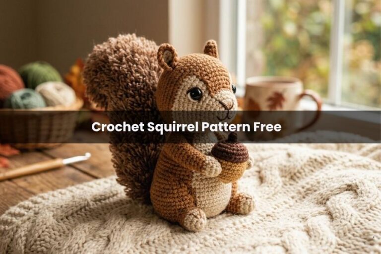 Crochet Squirrel Pattern Free