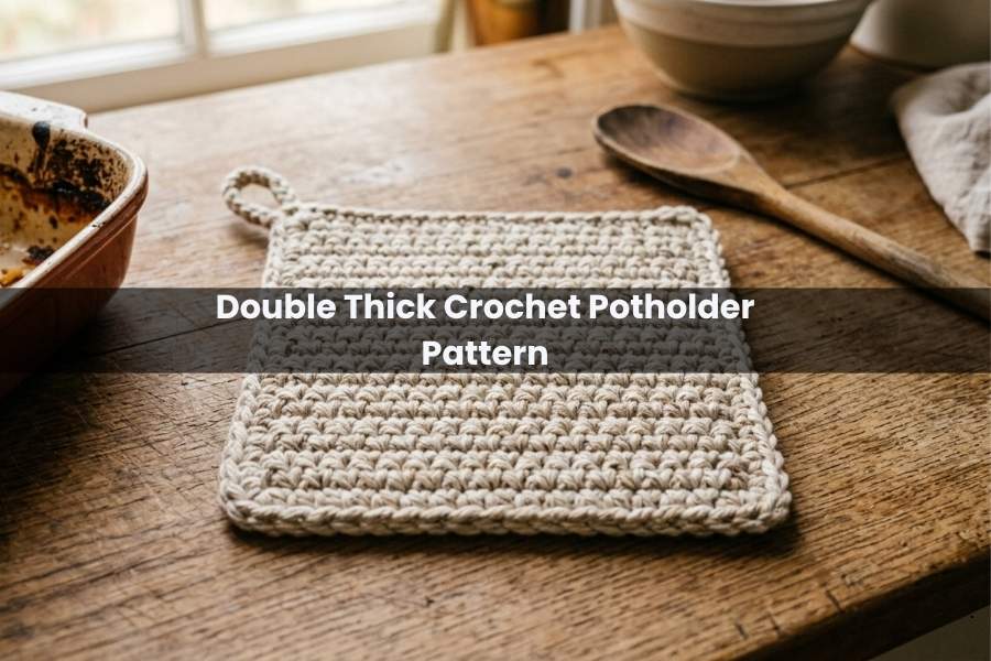 Double Thick Crochet Potholder Pattern