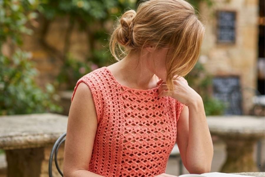 Elegant Crochet Blouse Free Pattern