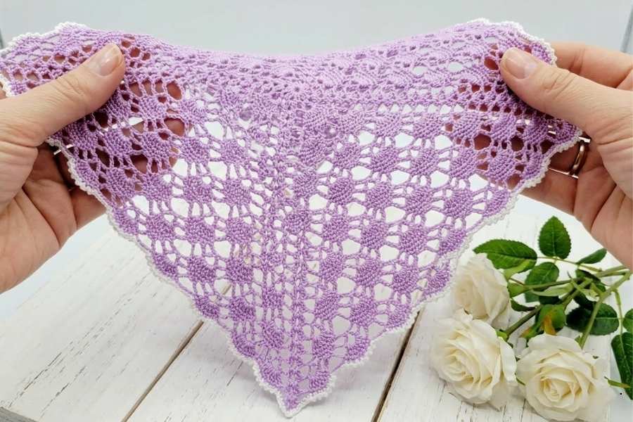 Elegant Square Lace Doily Crochet Pattern