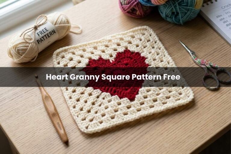 Heart Granny Square Pattern Free