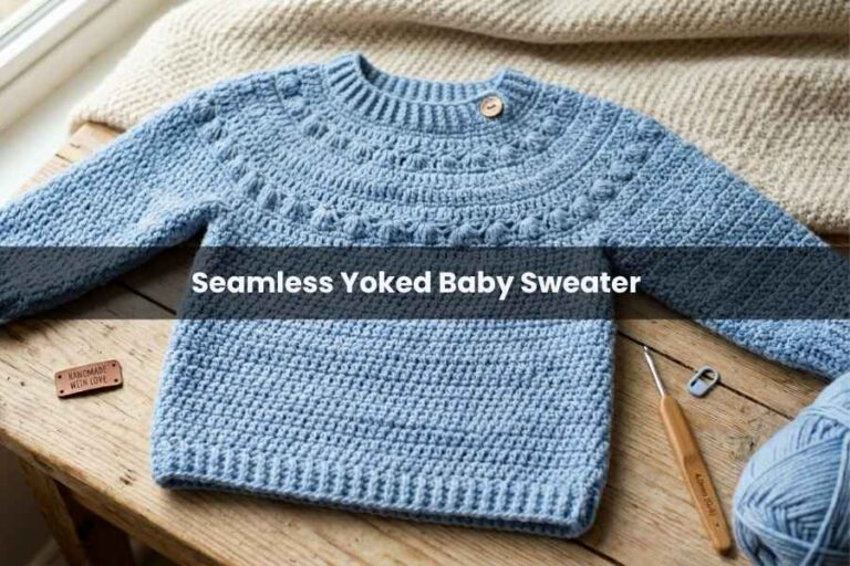 Seamless Yoked Baby Sweater