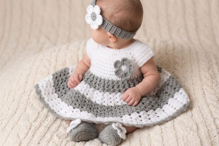 Crochet Baby Dress Free Pattern