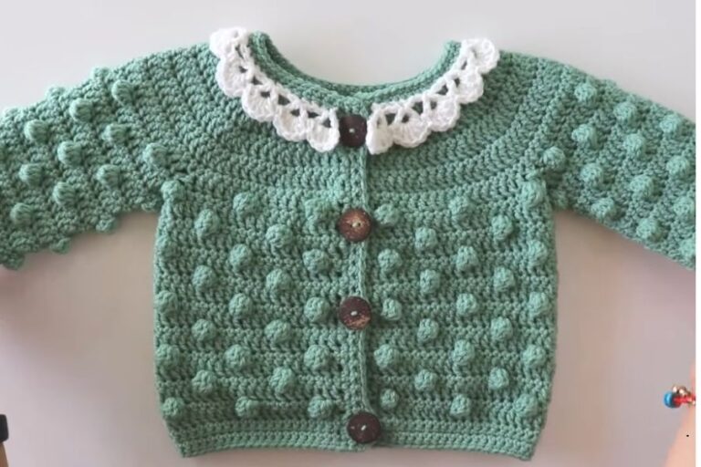 Free Crochet Baby Cardigan Pattern for Cozy Little Ones